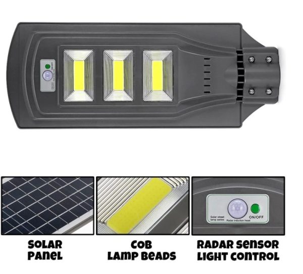 მზის ენერგიაზე მომუშავე ქუჩის განათება 60W - Image 2